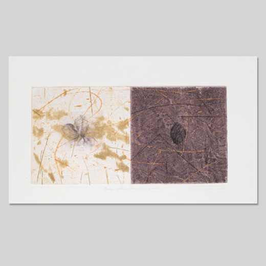 Deux éléments 2004 I / 13,3cmx26,5cm / eau-forte - bois / tirage 30