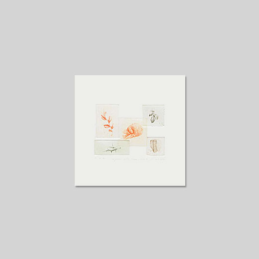 Composition de petites plaques 2004 - I / 10,8cmx15cm / eau-forte / tirage  40