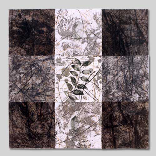 Composition carrée 2001 - XVI / 38cmx38cm / eau-forte